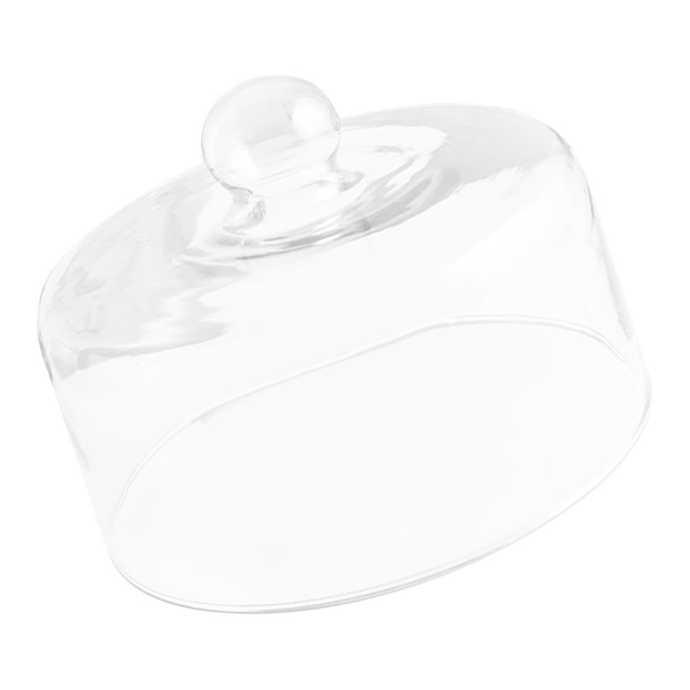 Plastic Dome Clear - Penutup Kue Kaca Transparan 21Cm untuk