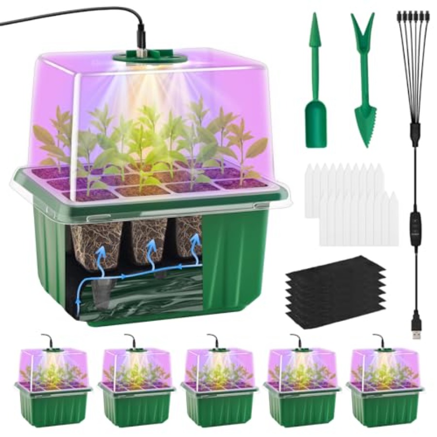 Humidity Dome Kit - Baki Semai Benih dengan Lampu 6