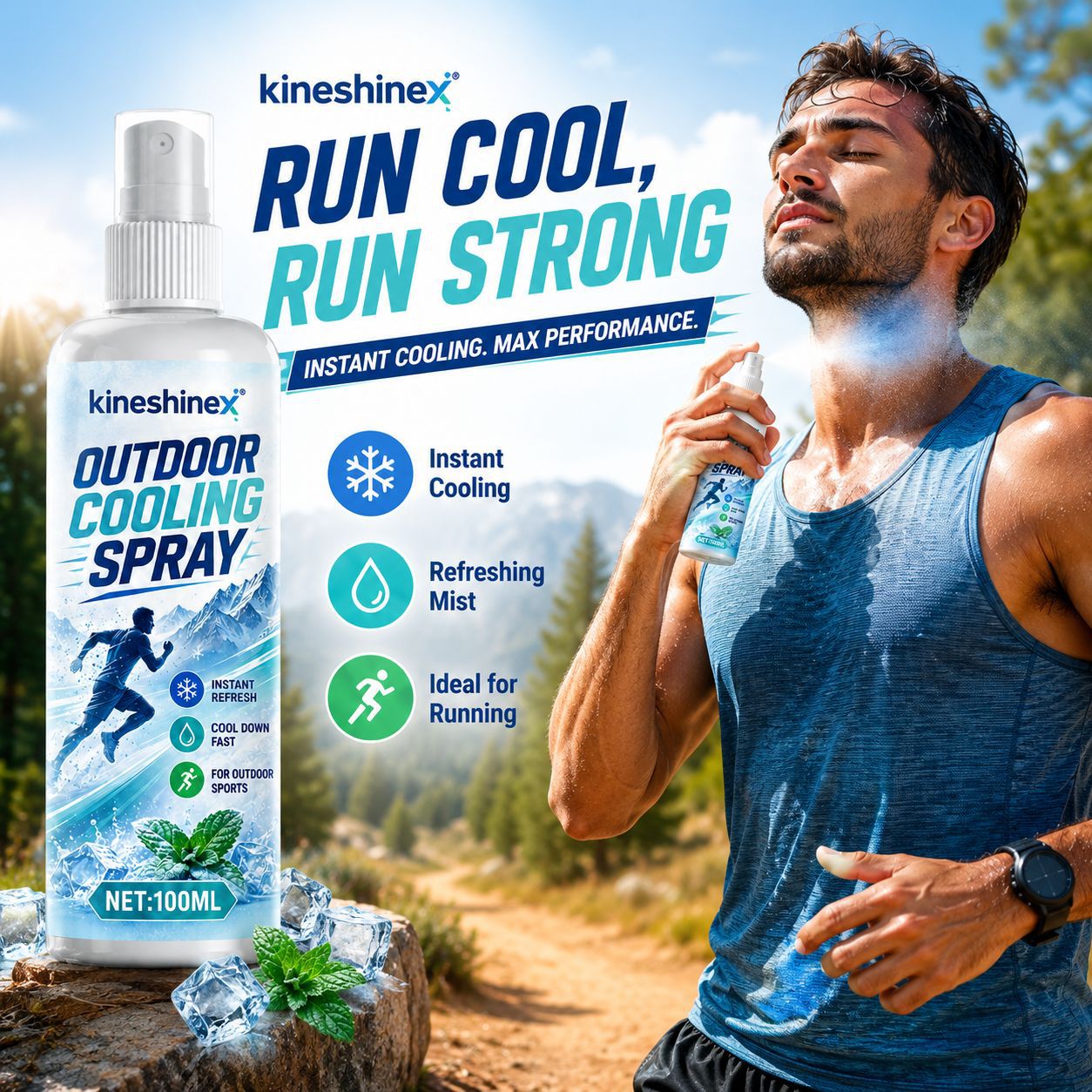 Semprotan Pendingin Luar Ruang - Misting Bottle Fine ulasan dan harga