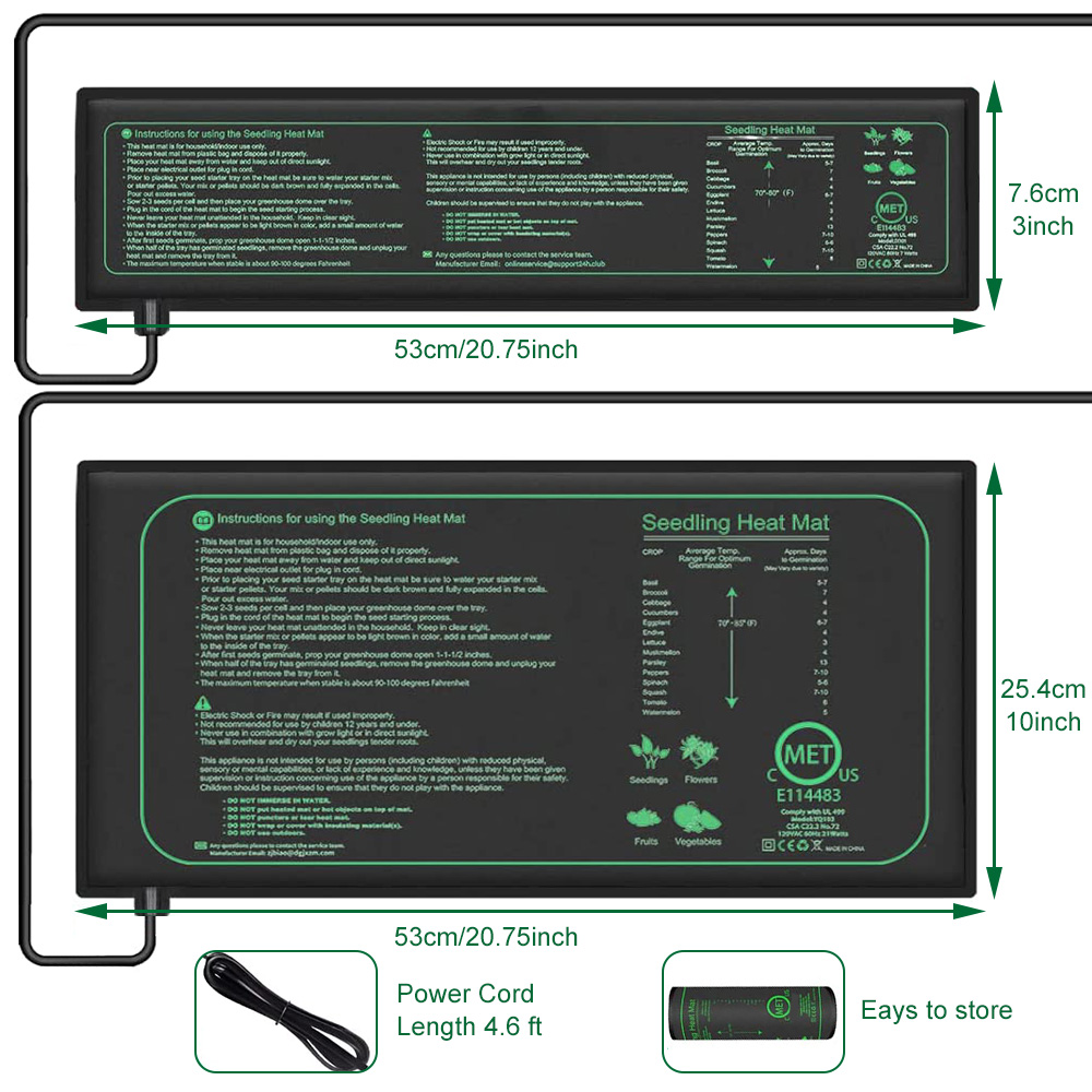 Alas Pemanas Bibit 10/25/50CM  - Rooting Gel Clone ulasan dan harga