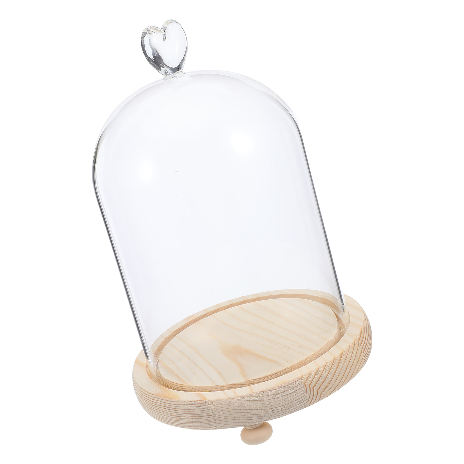 Kubah Kaca Bentuk Hati dengan  - Plastic Dome Clear ulasan dan harga