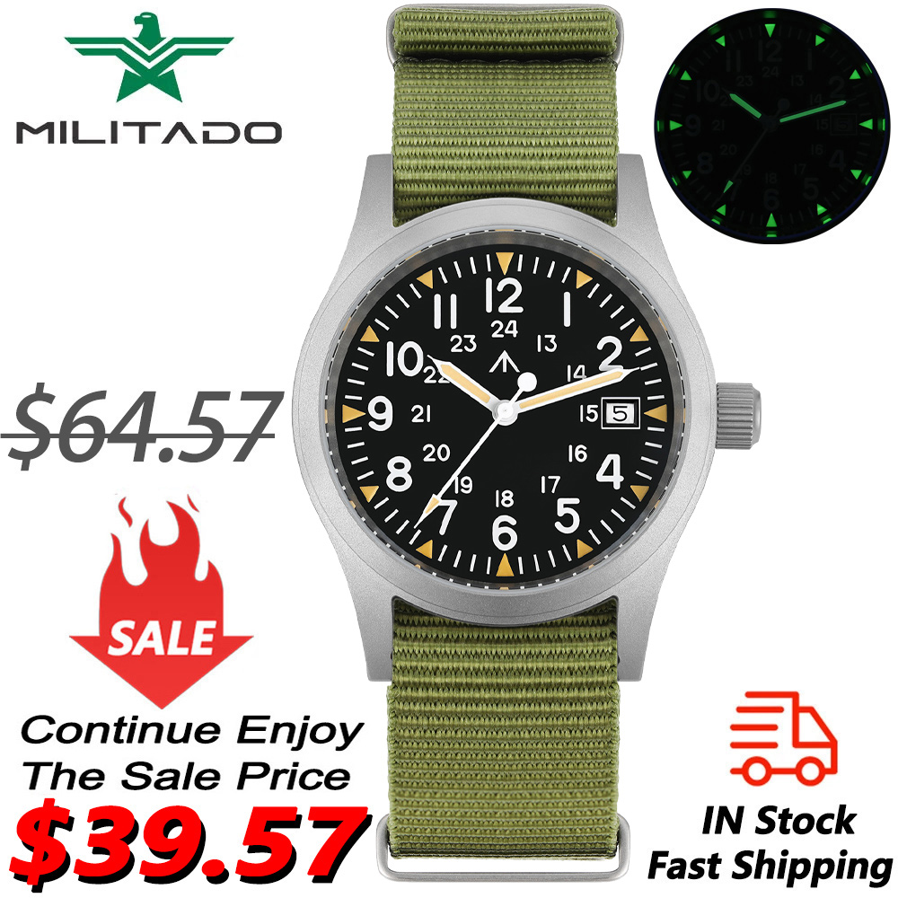 Militado ML05 Jam Tangan Milit - Plastic Dome Clear ulasan dan harga