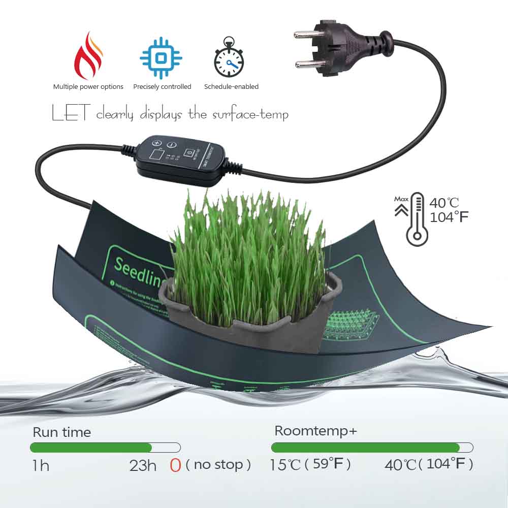 Bantalan pemanas tanaman 7-100 - Heat Mat Seedling ulasan dan harga