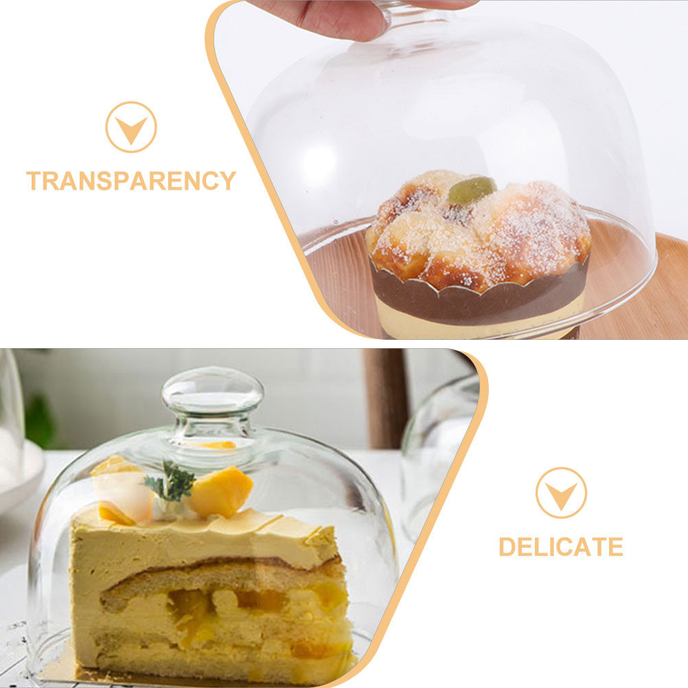 2Pcs Penutup Makanan Transpara - Plastic Dome Clear ulasan dan harga