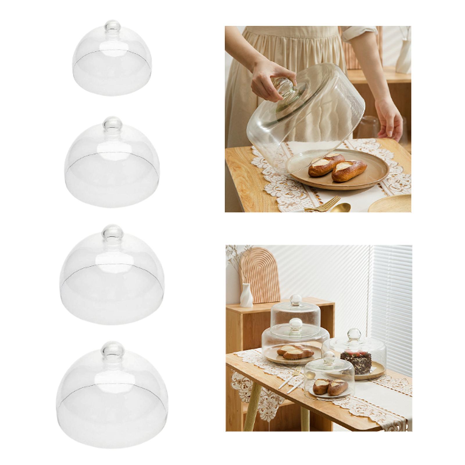 Kubah Kaca Penutup Kue, Alas S - Plastic Dome Clear ulasan dan harga