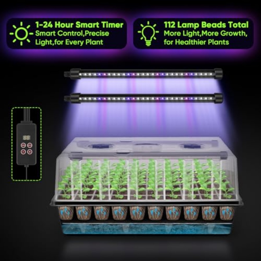 Baki Semai Benih Otomatis 120  - Humidity Dome Kit ulasan dan harga