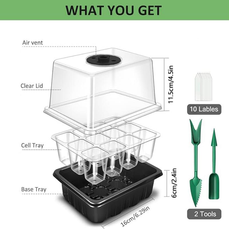Baki semai benih dengan lampu  - Humidity Dome Kit ulasan dan harga