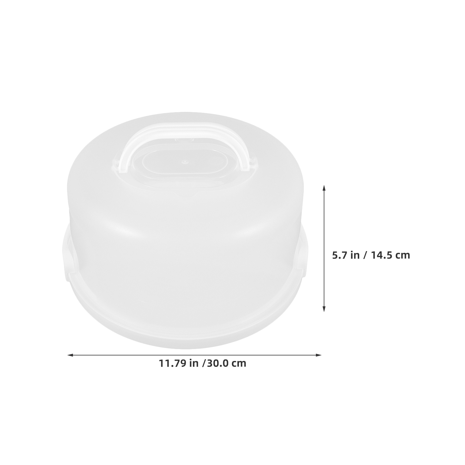 2pcs Wadah Kue Plastik Putih 1 - Plastic Dome Clear ulasan dan harga