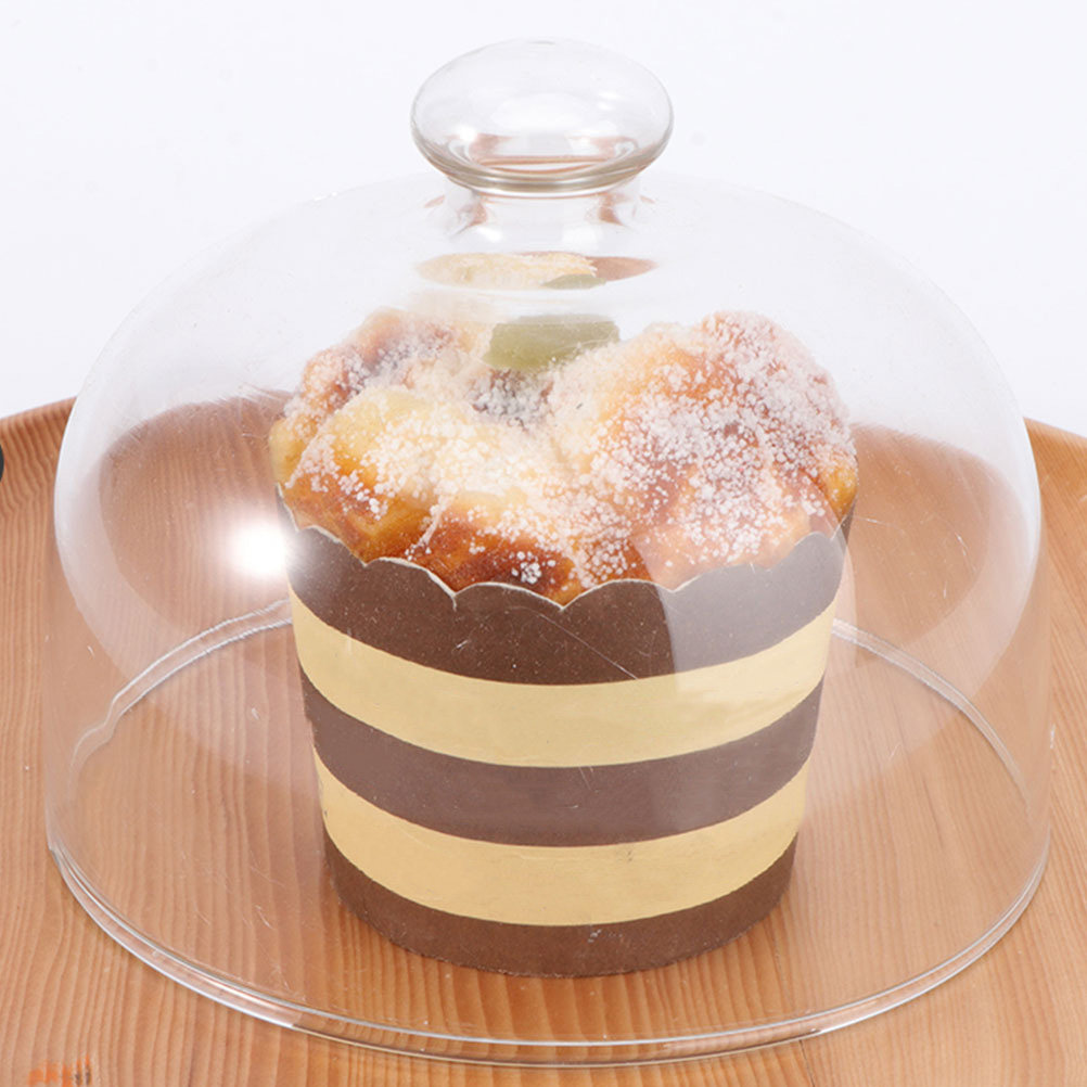 2 Buah Penutup Kubah Kue Kaca  - Plastic Dome Clear ulasan dan harga