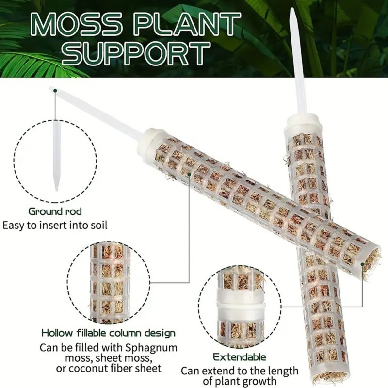1/2/3pcs Tiang Lumut Penyiram  - Sphagnum Moss Dry ulasan dan harga