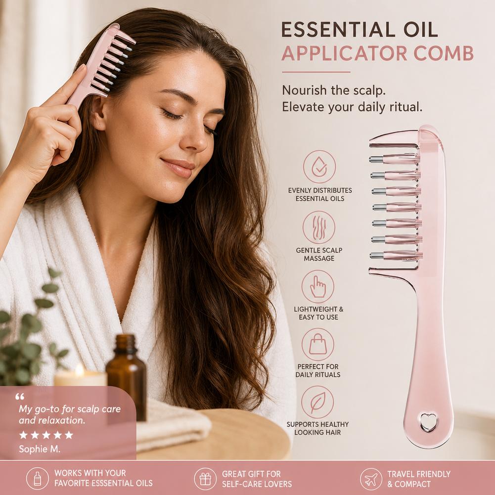 Sisir Aplikator Minyak Esensia - Root Stimulator Liquid ulasan dan harga